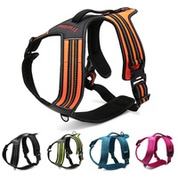 Heavy Duty Sports Dog Harness - Orange, L - Model-96338B
