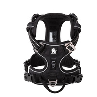 No Pull Explosion Proof Dog Harness - Black, XL - Model-2D0B5C