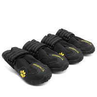 Outdoor Adventure Dog Shoes - Black, Size 5 - Model-722325