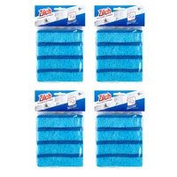 4x Zilch 10cm Sponge Scourer 4pk