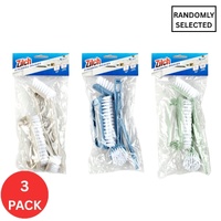 3x Zilch Dishwashing & Scrubber Brush 3pc Set