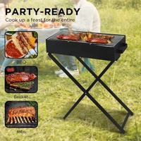 Wallaroo Charcoal BBQ Grill - Adjustable Height