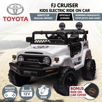 Authorized Toyota Kids Ride-on FJ Cruiser J2099 - White