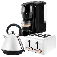 Pronti 3-in-1 Breakfast Set Kettle, 4-Slice Toaster and Pronti HomeMaid Coffee Machine Applianc