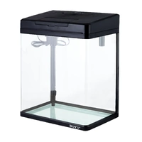 34L Complete Aquarium Kit With Bio Filter System LED Kit Curved Design