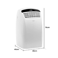 Olimpia 2.4kW 9,000BTU Silent 10P Portable AC Dehumidifier Refurbished