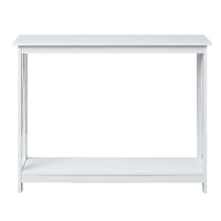 Sarantino Grace A-Frame Console Table in White