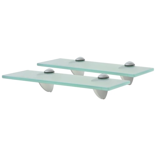 Floating Shelves 2 pcs Glass 30x20 cm 8 mm