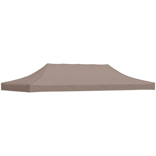 Party Tent Roof 6x3 m Taupe 270 g/m²