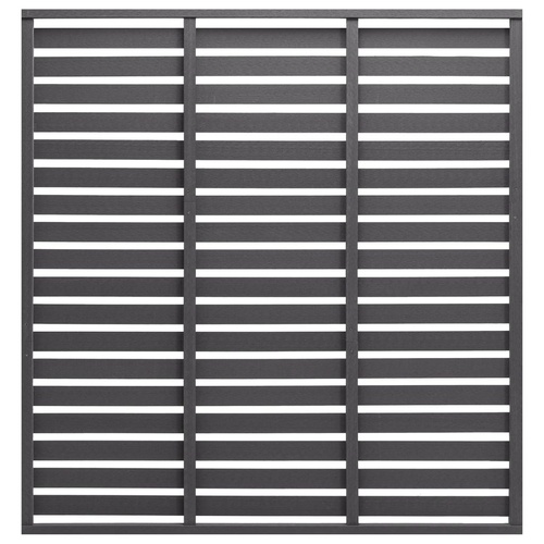 Fence Panel WPC 180x180 cm Grey