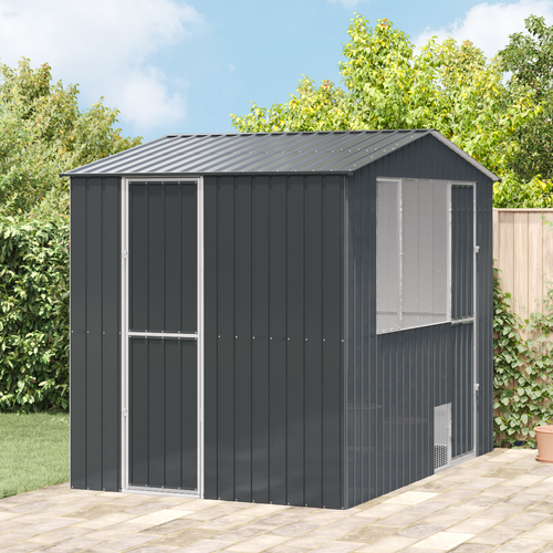 Bird Cage Anthracite 215 x 310 x 247 cm Galvanised Steel