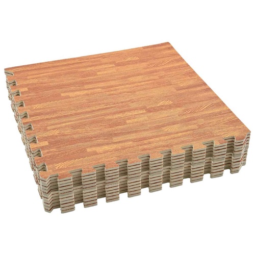 Puzzle Exercise Mats 12 pcs Brown 4.32 ㎡ EVA Foam