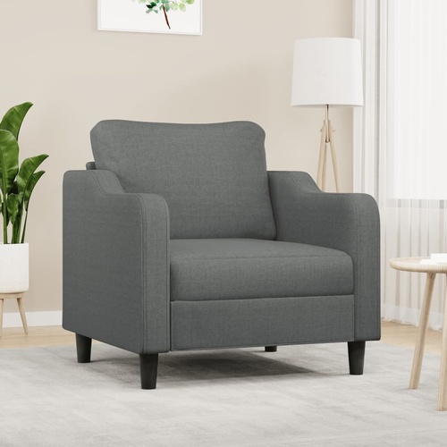 Sofa Chair Dark Grey 60 cm Fabric
