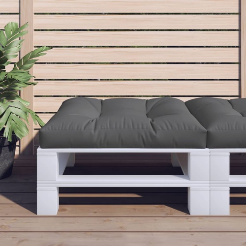 Pallet Cushion Anthracite 80x80x12 cm Fabric