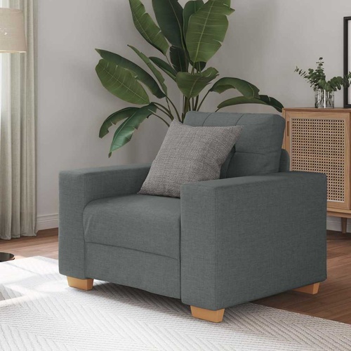 Sofa Chair Dark Grey 100x78x80 cm Fabric