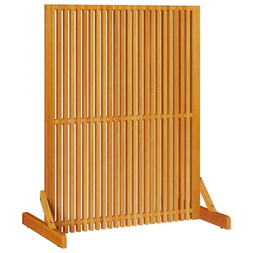 Privacy Screen Brown 79,5 x 50 x 110 cm Solid Acacia Wood