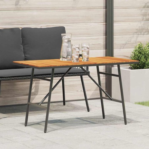Dining Table Brown 110 x 55 x 61,5 cm Solid Acacia Wood