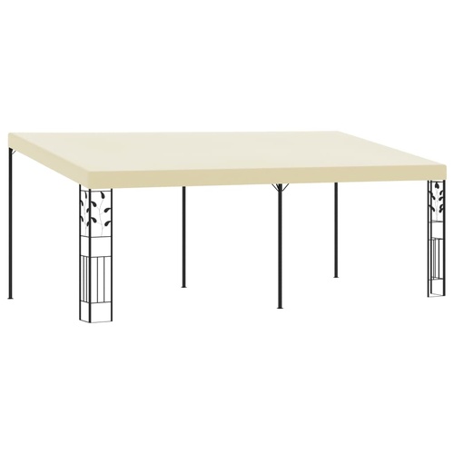 Wall-mounted Gazebo 6x3x2.5 m Cream