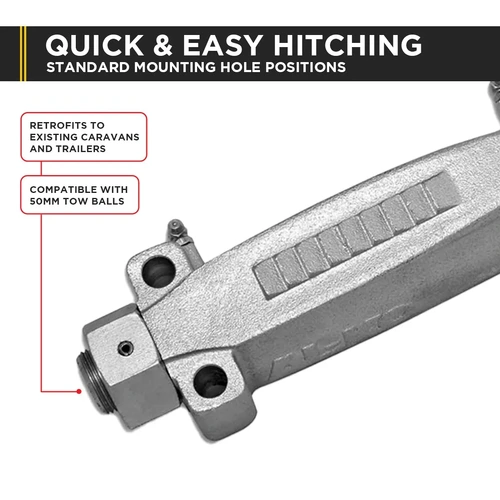 AL-KO 3.5T Off-Road Ball Coupling for Trailers Caravans Electric Brake