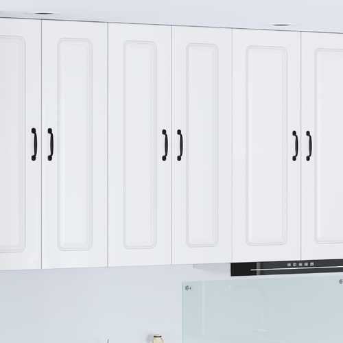 Kitchen Cabinet Kalmar High Gloss White 60 x 31 x 100 cm