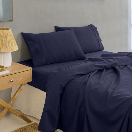 Royal Comfort - Balmain 1000TC Bamboo cotton Sheet Sets (King) - Royal Blue - Model-3D609A