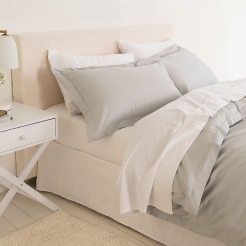 Royal Comfort - Balmain 1000TC Bamboo cotton Quilt Cover Sets (King) - Cool Grey - Model-E72A9B