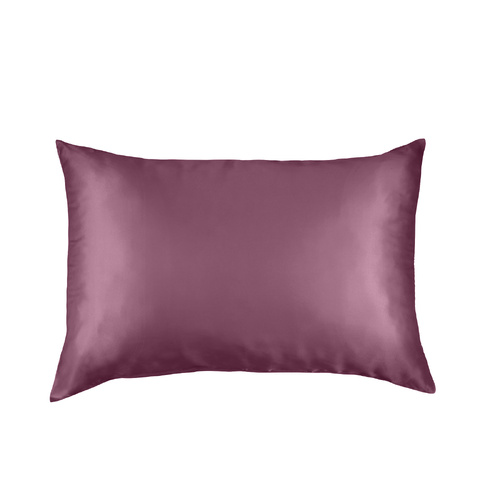 Pure Silk Pillow Case by Royal Comfort (Single Pack) - Malaga Wine - Model-9F396E
