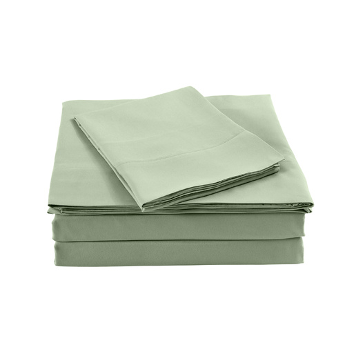 Royal Comfort Blended Bamboo Sheet Set Sage Green - Queen - Model-280C9A