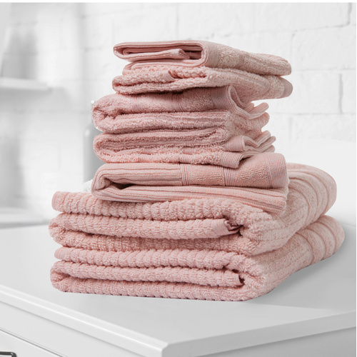 Royal Comfort Eden Egyptian Cotton 600 GSM 8 Piece Towel Pack Blush - Model-1D52D5