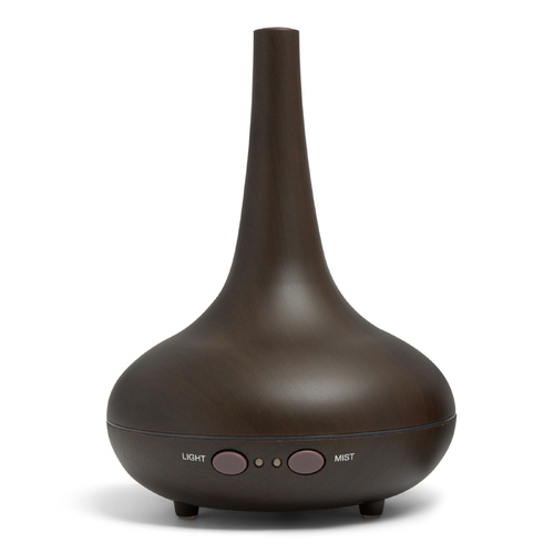Milano Decor Ultrasonic Aroma Diffuser - Dark Wood Grain Color - Model-6AD4DF