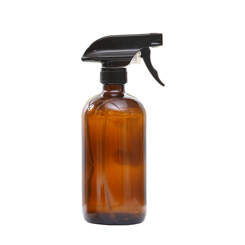 4x 500ml Amber Glass Spray Bottles Trigger - Model-2DE841