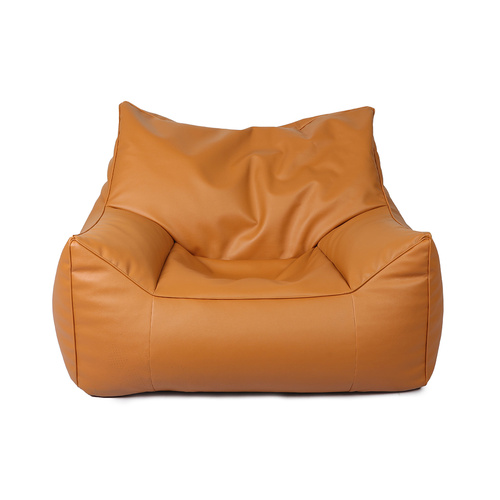Bean Bag Chair Cover PU Indoor Brown - Model-551D86