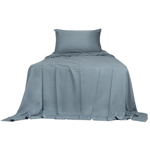 3pcs Sinigle Size 100% Bamboo Bed Sheet Set in Grey Colour Single - Model-A4CF53