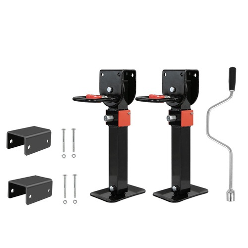 2X 410mm-545mm Drop Down Corner Black - Model-D52733