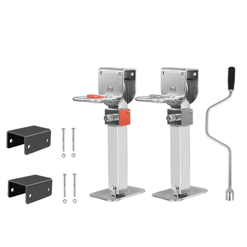 2X 410mm-545mm Drop Down Corner Silver - Model-DB4660