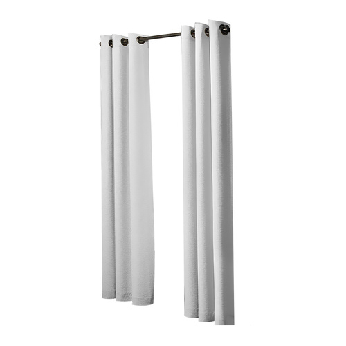 2x Blockout Curtains Panels 3 Layers Grey - Model-C30E4F
