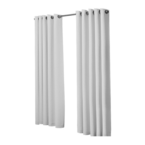 2x Blockout Curtains Panels 3 Layers Grey - Model-AE2825