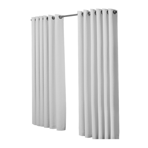 2x Blockout Curtains Panels 3 Layers Grey - Model-DA5AE6