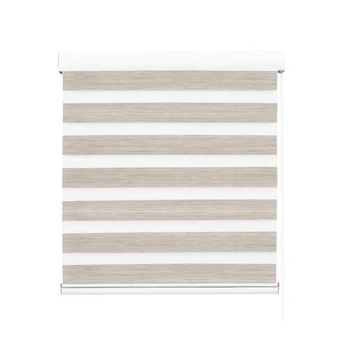 Blackout Zebra Roller Blind Curtains 180x210 Beige - Model-7874BE