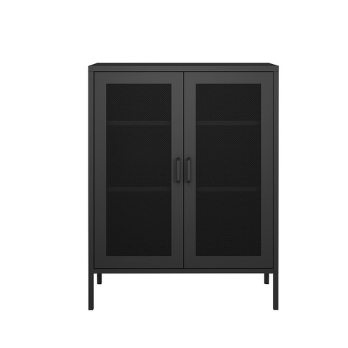 Storage Cabinet Steel Kitchen Black - Model-34D19E