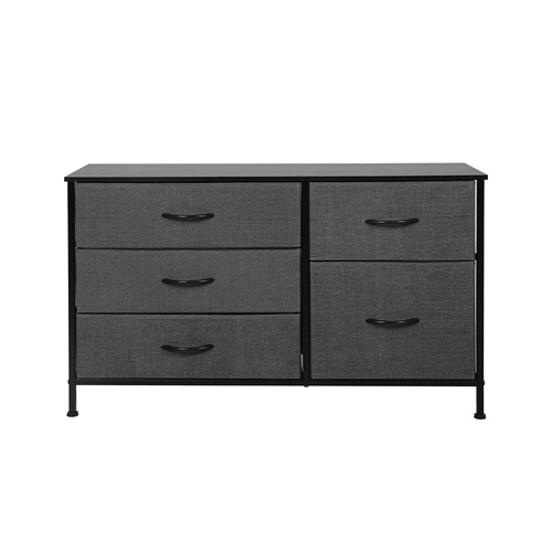 Storage Cabinet Tower Chest Dark Grey - Model-5368D4
