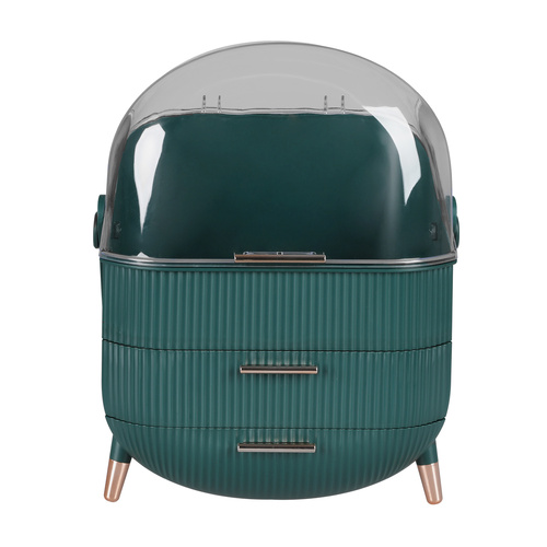 Makeup Storage Case Cosmetic Organiser Green - Model-A86A4A