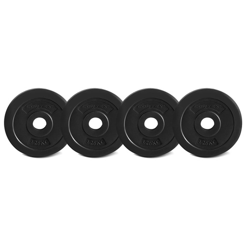 CORTEX 1.25kg EnduraShell Standard Weight Plates 25mm (Set of 4)