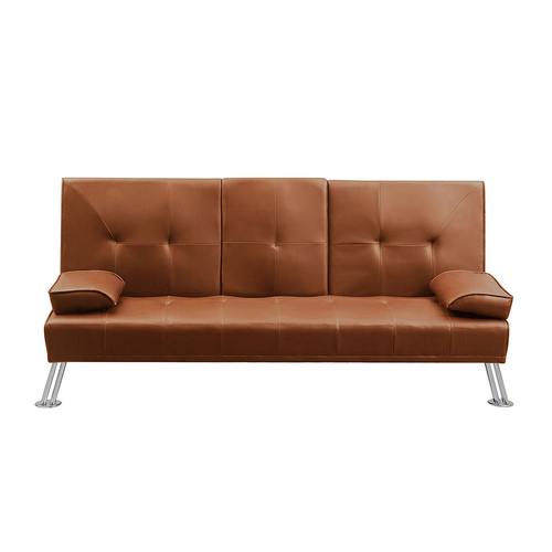 Sofa Bed Adjustable Recliner Brown - Model-44860F