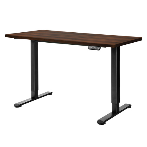 Motorised Standing Desk Adjustable 140cm Walnut 1000x 1MM - Model-CC683D