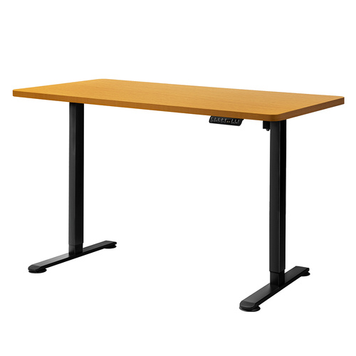 Motorised Standing Desk Adjustable 140cm Natural 1000x 1MM - Model-60B0D0