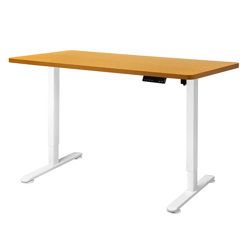 Motorised Standing Desk Adjustable 140cm Natural 1000x 1MM - Model-94E9B7