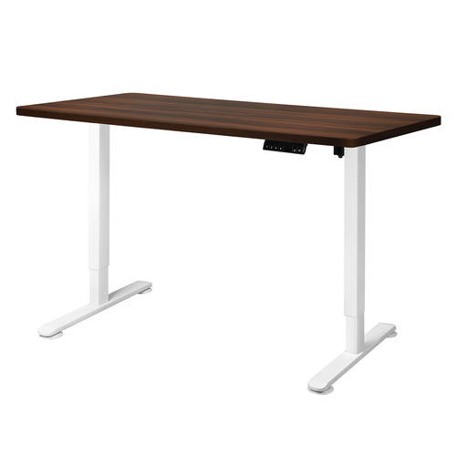 Motorised Standing Desk Adjustable 140cm Walnut 1000x 1MM - Model-BA99D1