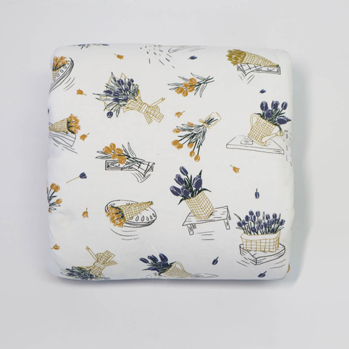 Domia Cotton Knit Winter Blanket 2.5Tog Blossom
