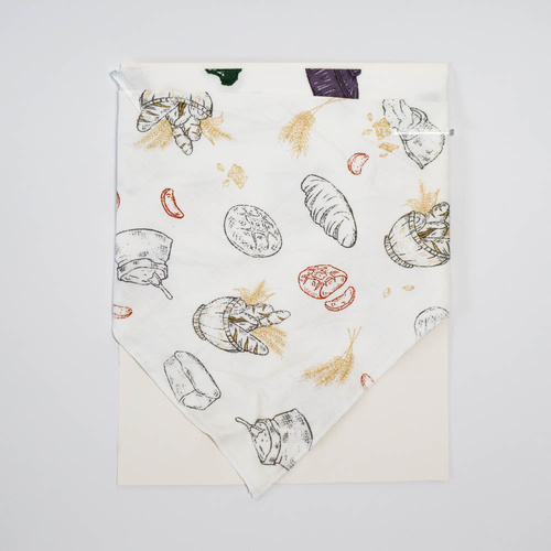 Domia Bamboo Fiber Cotton Gauze Triangle Bib food